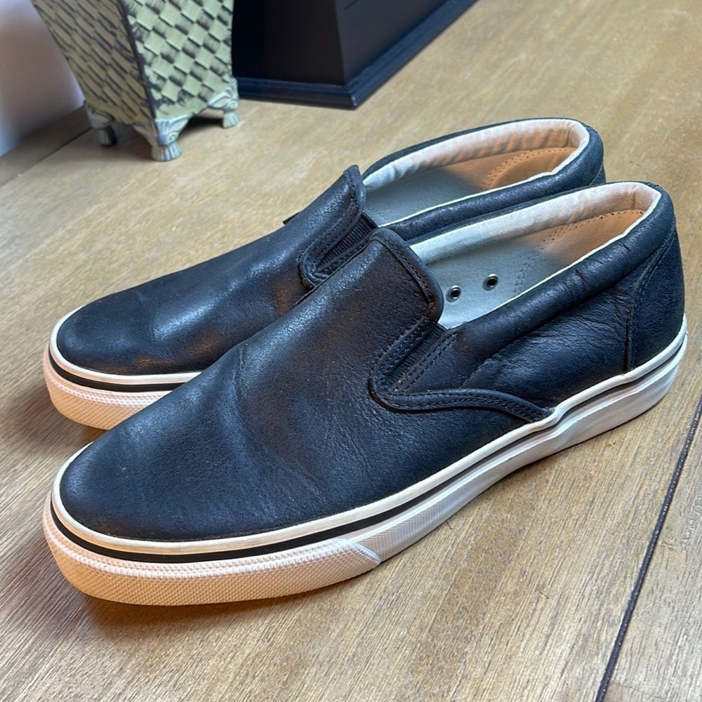 SPERRY LEATHER SNEAKERS